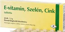 E vitamin Szelén Cink tabletta 40x